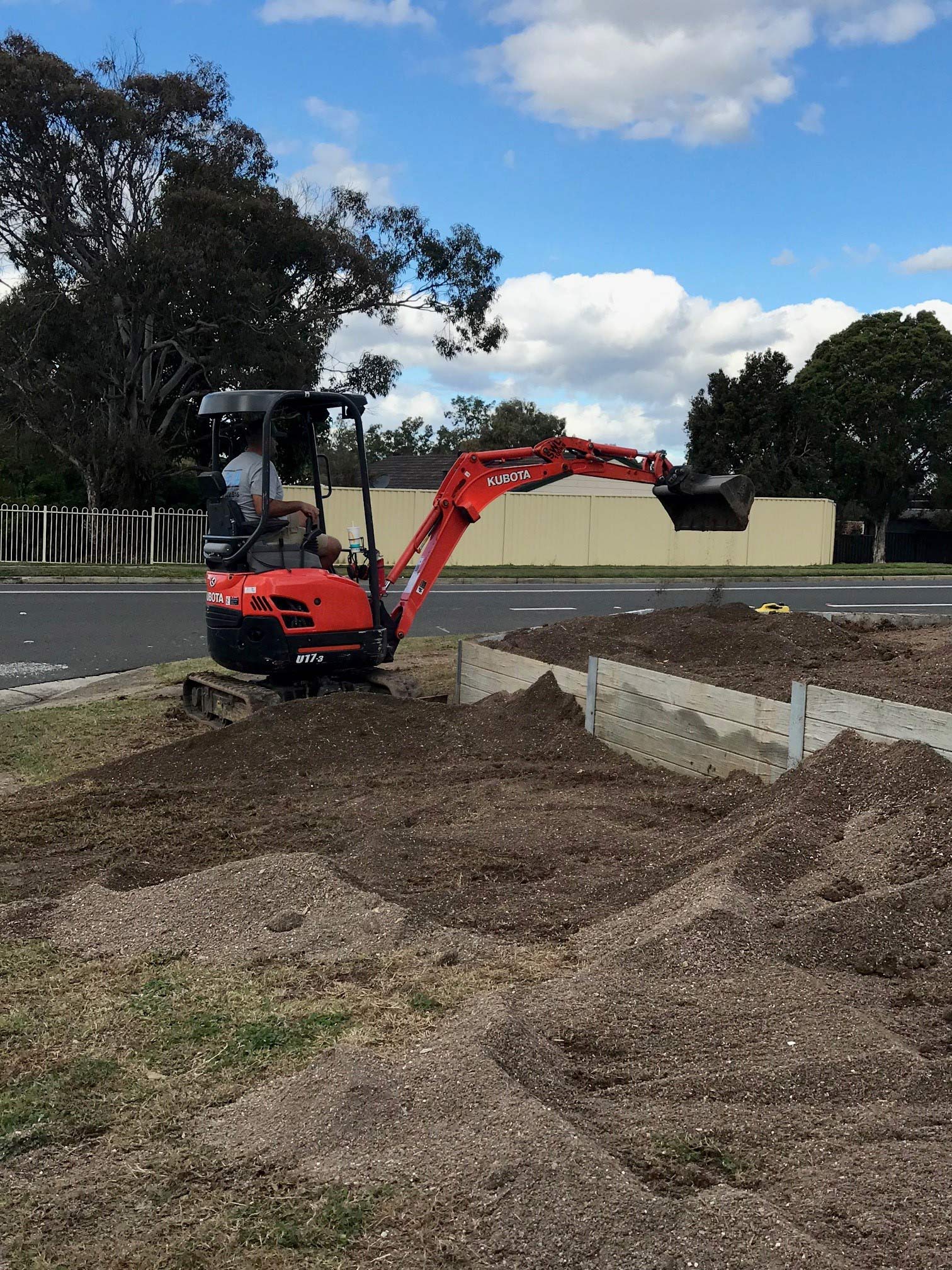 St-Andrews-excavation Front Garden Design